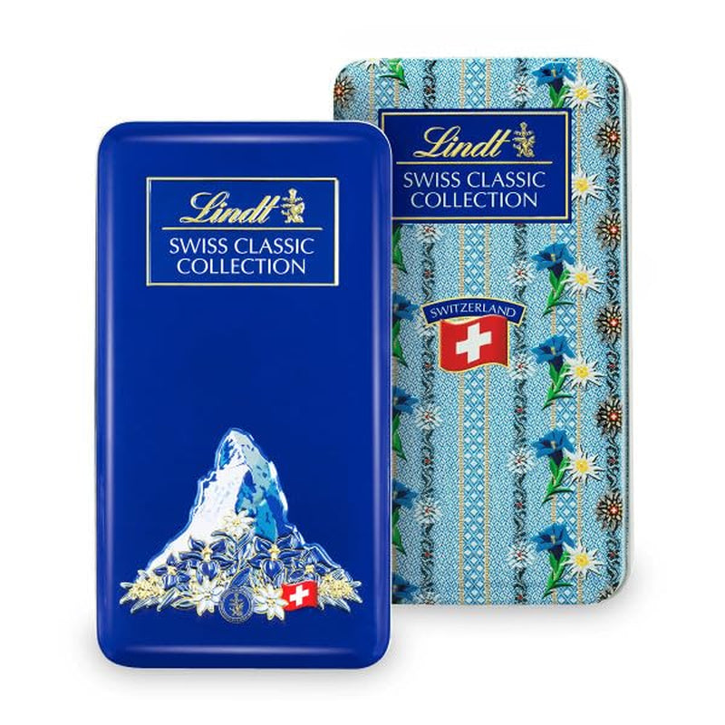Boîte de chocolats Lindt Swiss Classic Collection | Tablettes de chocolat au lait | Mini-barres de chocolat | 185g | Cadeau chocolat
