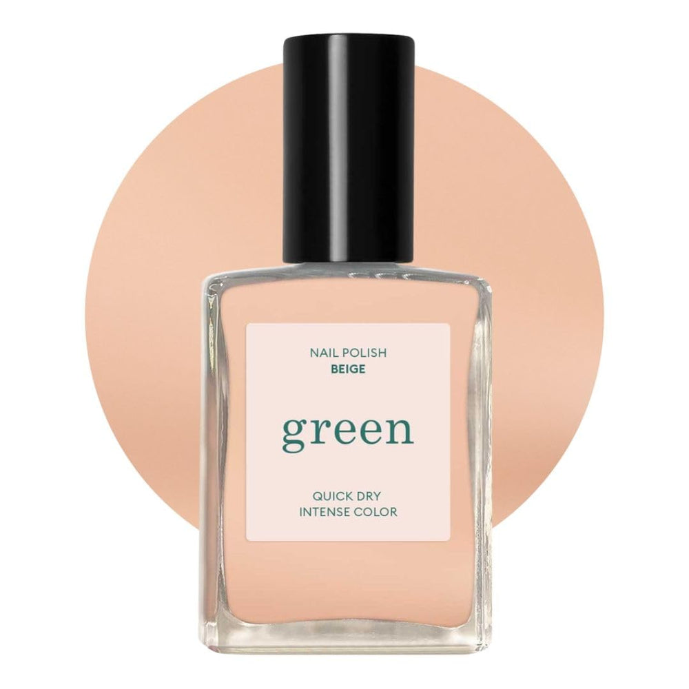 Manucurist Green - Vernis à ongles Rosy Beige Shell Beige - Vernis à ongles à séchage rapide - Ongles DIY - Vegan 12-Free - À base de plantes - Vernis à ongles - Fabriqué en France