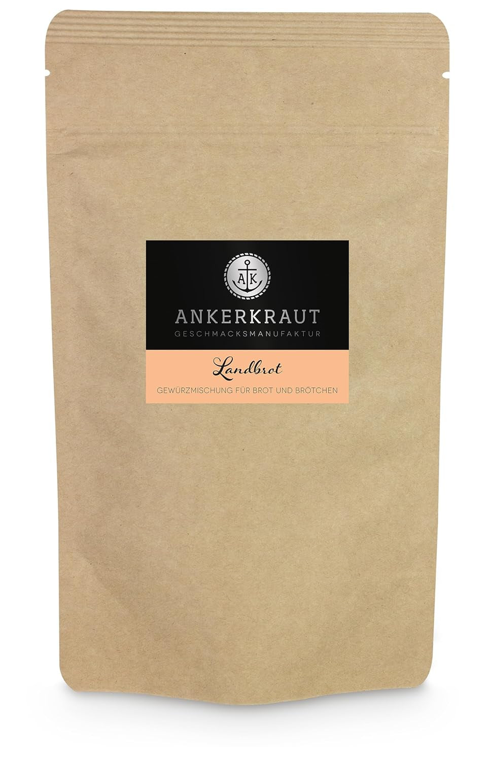 Ankerkraut Landbrot, Gewürzmischung zum selber backen von Brot und Brötchen, Semmeln im Backofen backen, 70 g dans Korkenglas