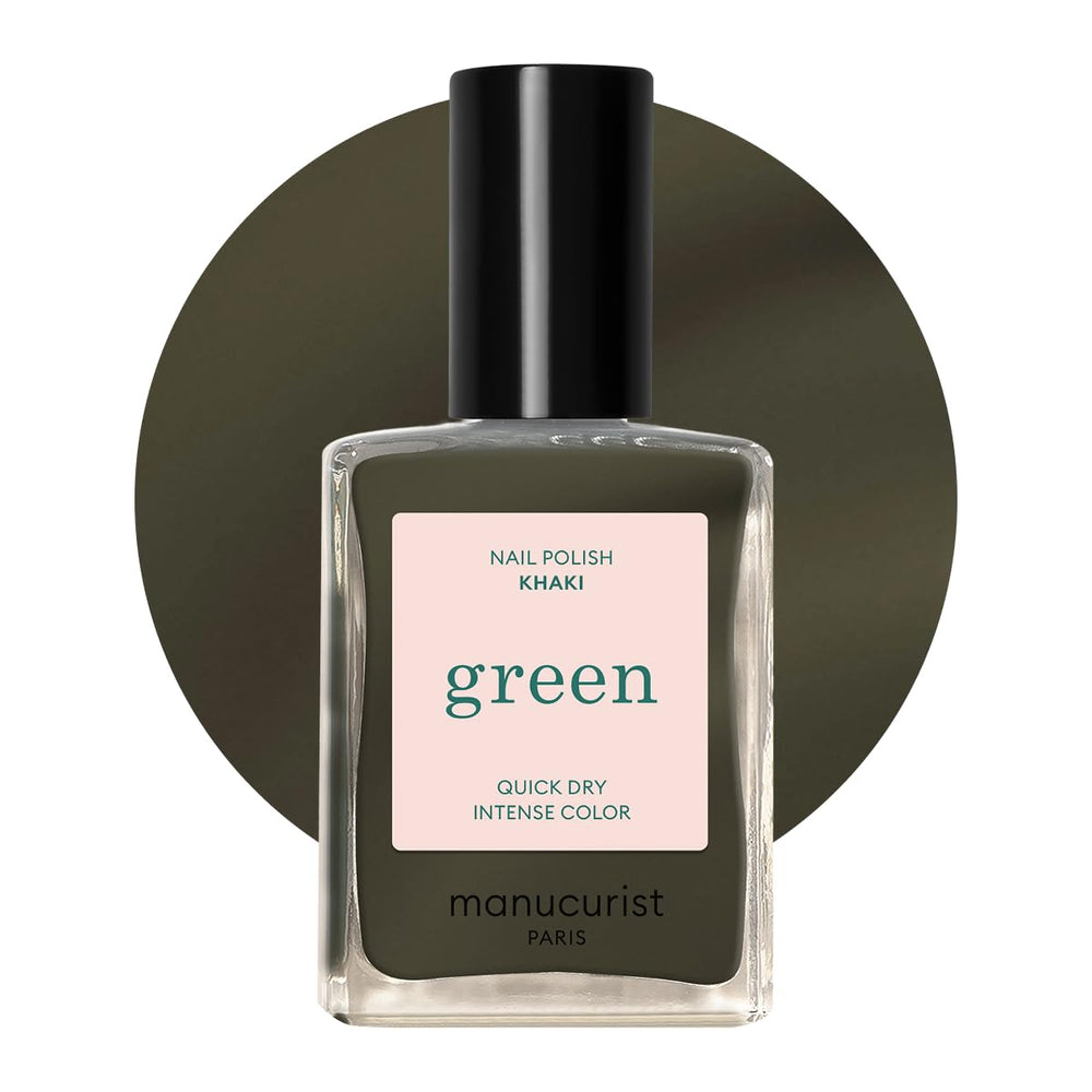 Manucurist Green - Vernis à ongles Rosy Beige Shell Beige - Vernis à ongles à séchage rapide - Ongles DIY - Vegan 12-Free - À base de plantes - Vernis à ongles - Fabriqué en France