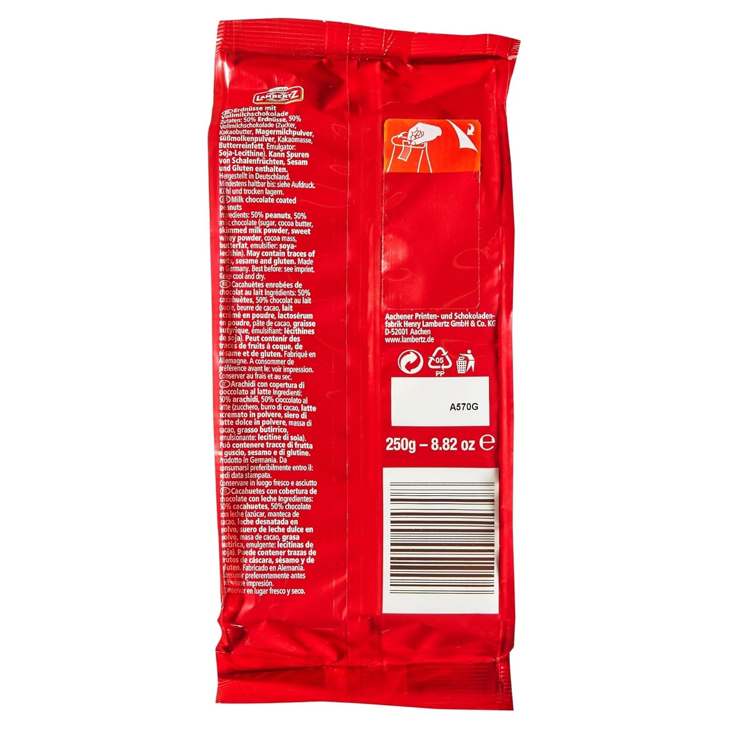 Chocolat au lait Peanut Mountains (250 g)