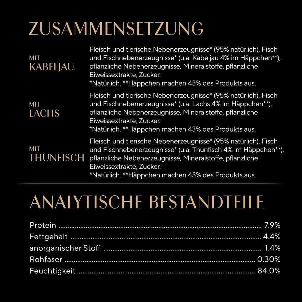 Sheba CATCARE Sachet Wet Fresh & FINE (Poisson) Morceaux en sauce Adulte 50g Multipack Standard