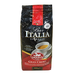 Kafffe, Bar Italia Espresso, gran crema (1 kg, sac), paquet de 1