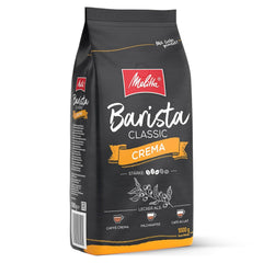 Melitta Barista Classic Crema, grains de café entiers 1 kg, ungemahlen, machines à café pour machines à café, rôtis moyen, étoiles 3, emballage pouvant varier