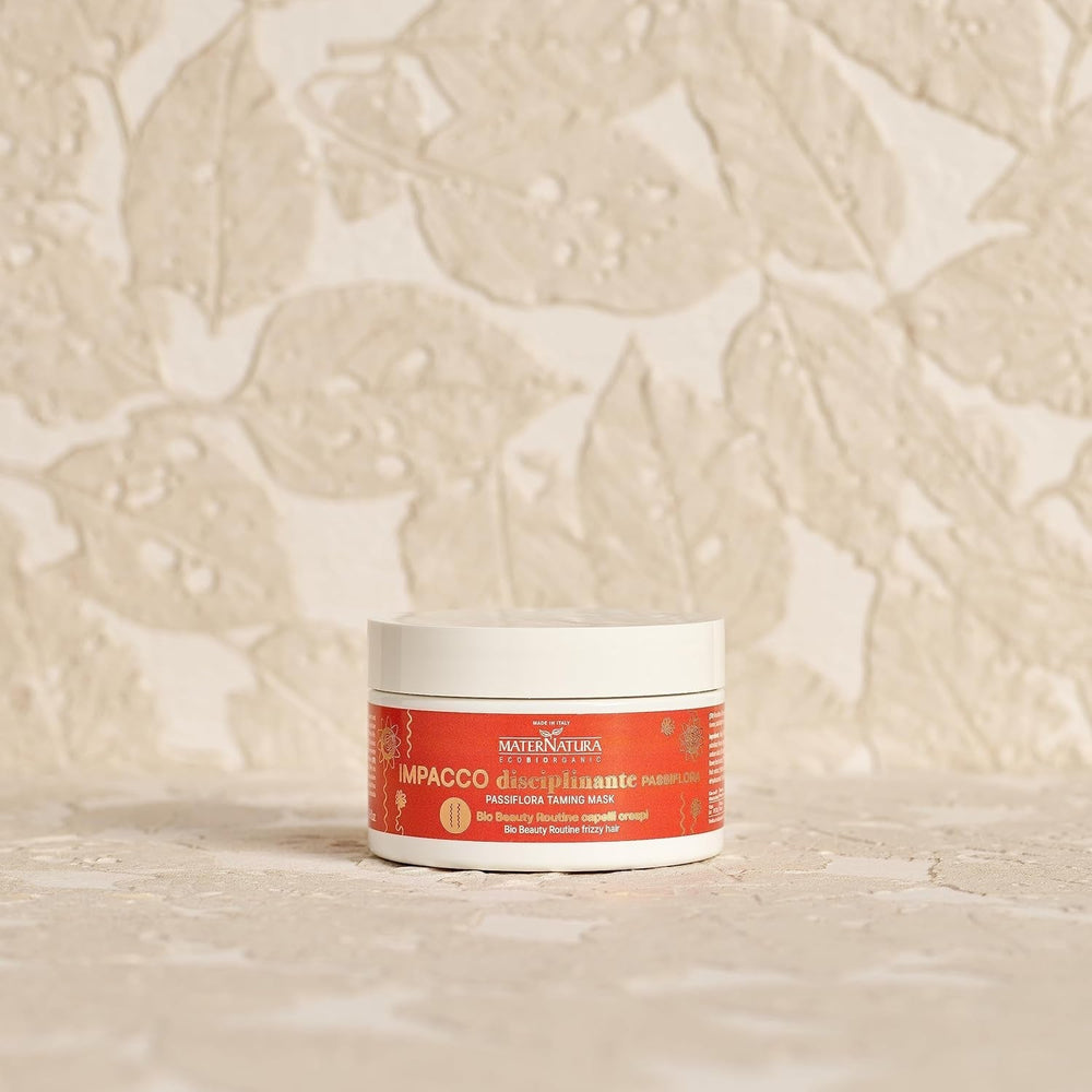 Maternatura Masque Cheveux Bouclés Bouclés à la Passiflore, Réparation, Force et Brillance pour des Boucles Parfaites, Routine de Beauté Bio pour Cheveux Bouclés, Fabriqué en Italie - 100 ml Naty Shop Masque Capillaire