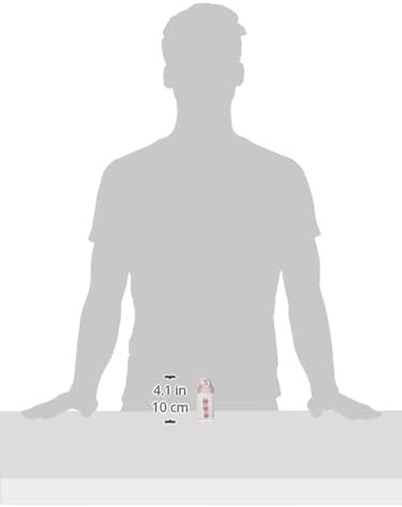 JC Toys- Lot de 3 accessoires pour poupées (biberon, tétine et hochet), rose et blanc, convient à toutes les poupées jusqu'à 50 cm, +2 ans
