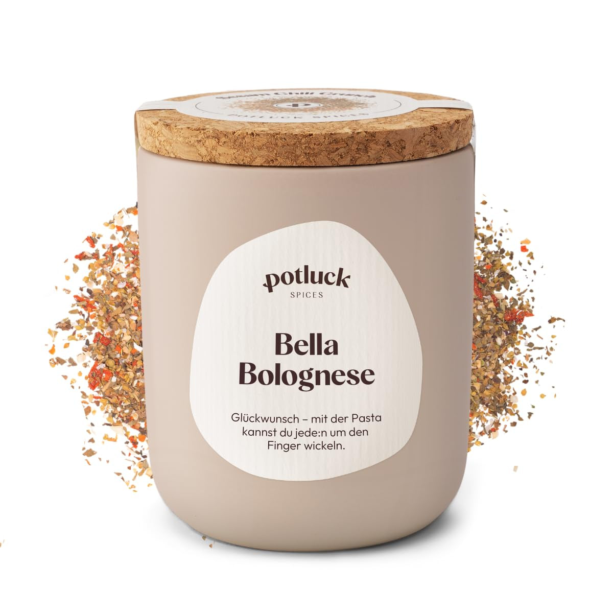 Repas-partage | Pâtes et pizza Kräuter | Gewürzzubereitung im Keramiktopf | 40g | Végétalien, sans gluten et avec des ingrédients naturels