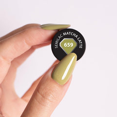 Vernis à ongles Semilac UV 659 Matcha Latte 7 ml