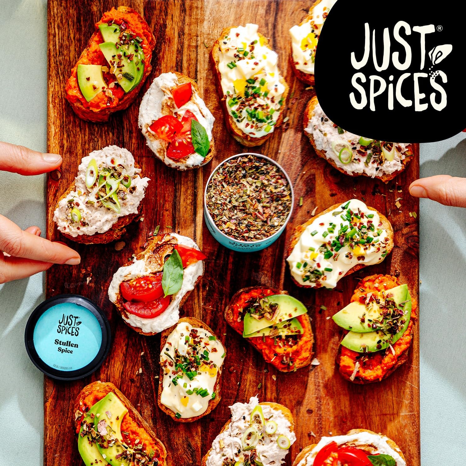 Just Spices Stullen Spice I Würze belegte Brote mit 13 leckeren Ingrédient dans un Gewürzmix I Gewürzdose, 50 g