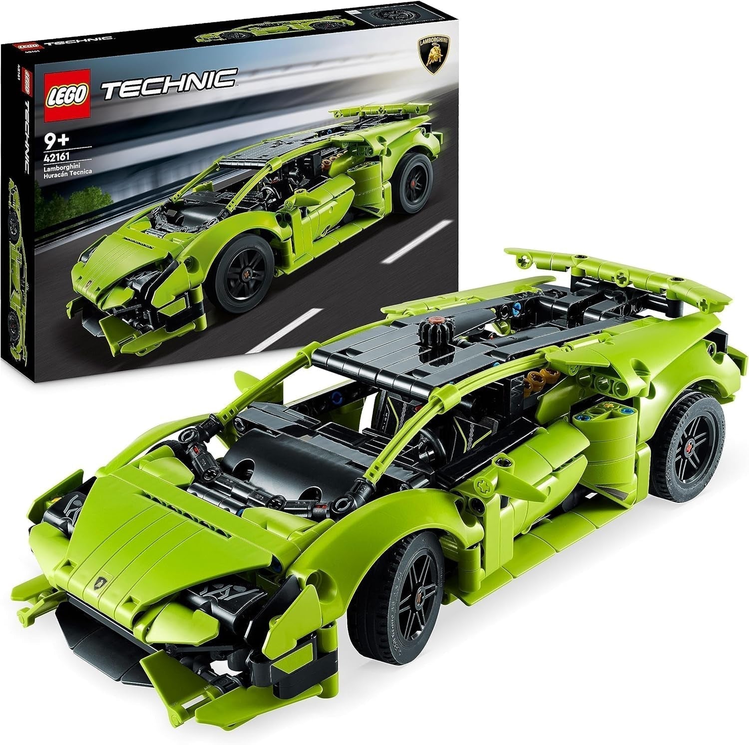 LEGO 42161 Technic Lamborghini Huracán Tecnica Kit de modèle de voiture de course pour enfants, garçons et filles, collection de fans de sports mécaniques, ensembles de construction cadeaux Besuche den LEGO-Store Single