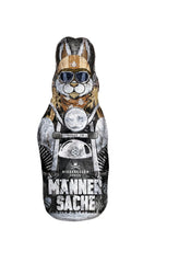 Niederegger | Lapin de Pâques en massepain | Pour les hommes | 1x100g | Figurine en massepain recouverte de chocolat noir | Lapin de Pâques | Cadeau de Pâques
