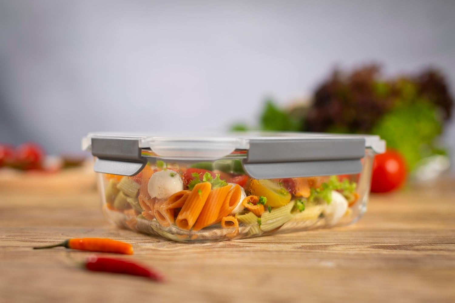 KUHN RIKON 24031 Pot en verre, verre, transparent Boîtes de conservation alimentaire Naty Shop