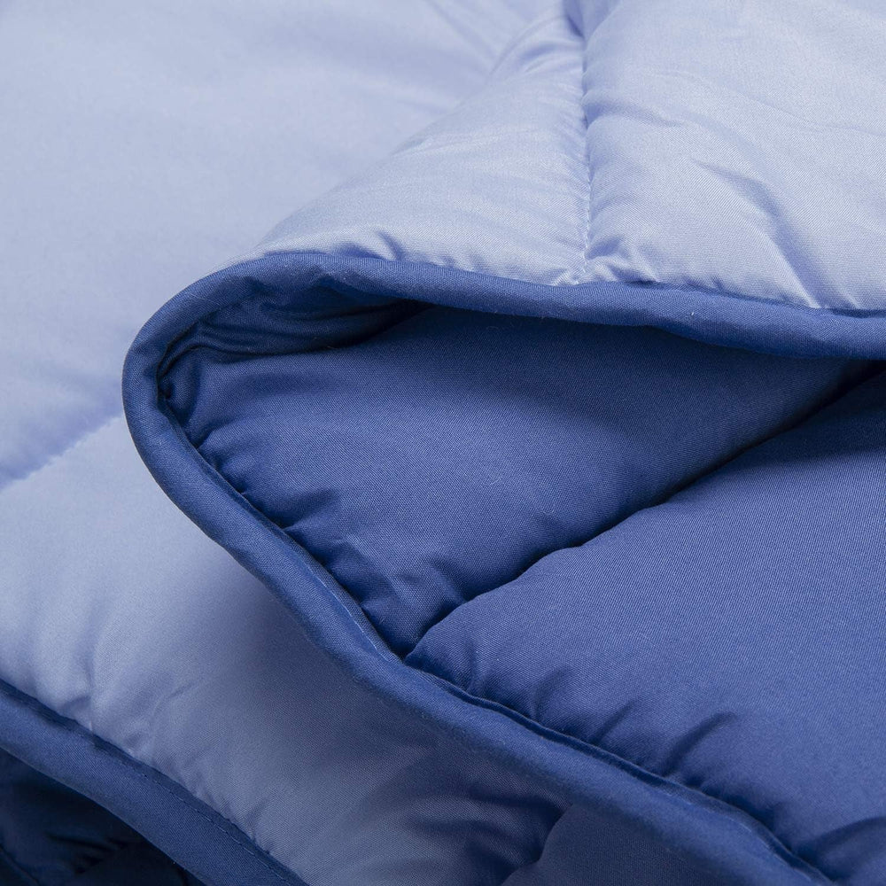 Pikolin Home - Couette réversible 300 G - garnissage nordique bicolore - pour lit 100/105 - confortable, chaude, respirante, vert, 180 X 220 cm Couettes et couettes Naty Shop