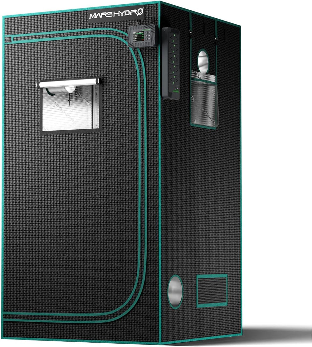 MARS HYDRO Tente de culture 60 x 60 x 140 cm, tente de culture intérieure, tentes de culture en Mylar réfléchissant pour culture hydroponique, plateau inférieur amovible pour espace de culture des plantes