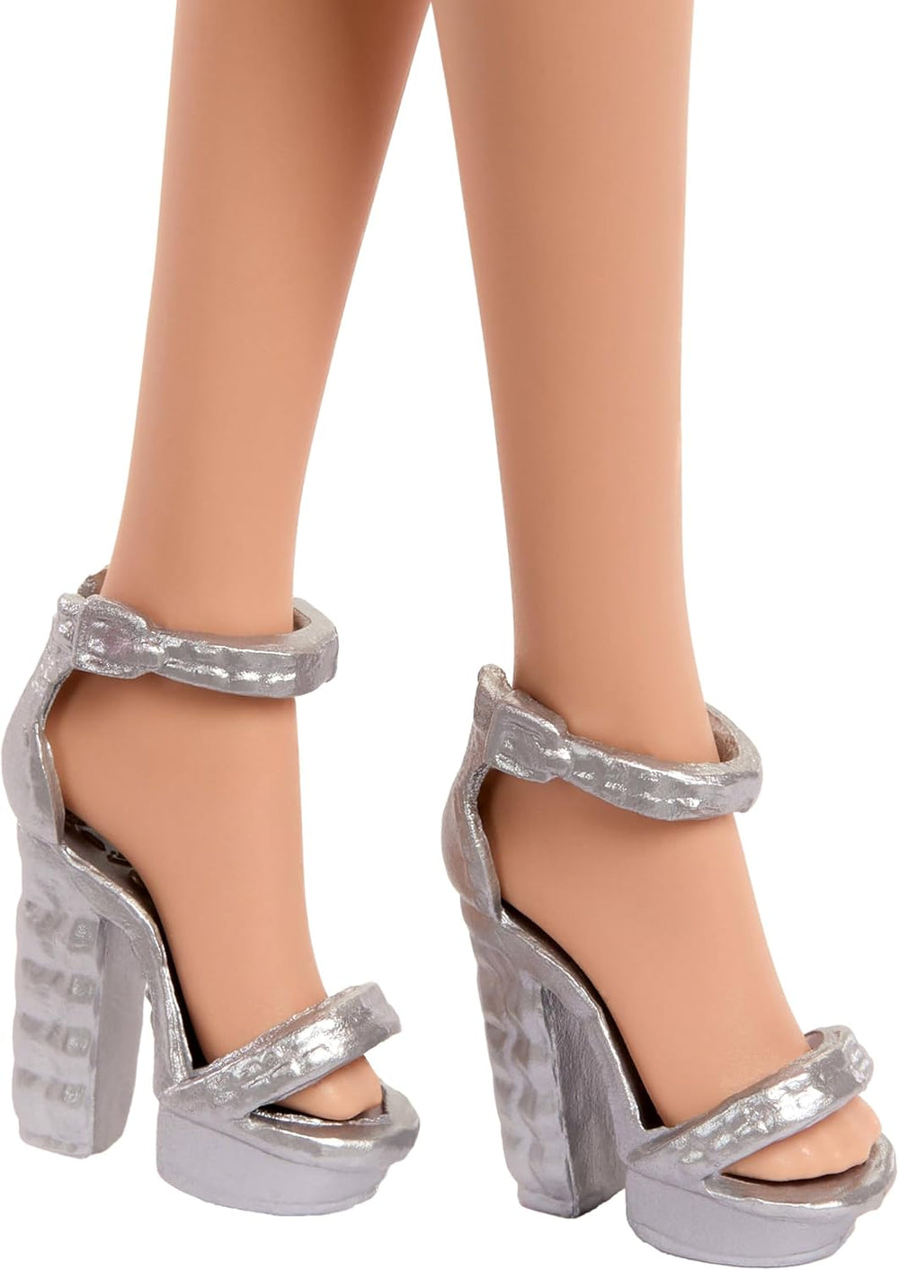 Mattel Rubinrote Blonde Barbie-Party-Modepuppe zum 80. Jubiläum roten Kleid mit silver Schuhen und Halskette, Sammelspielzeug, JGD25