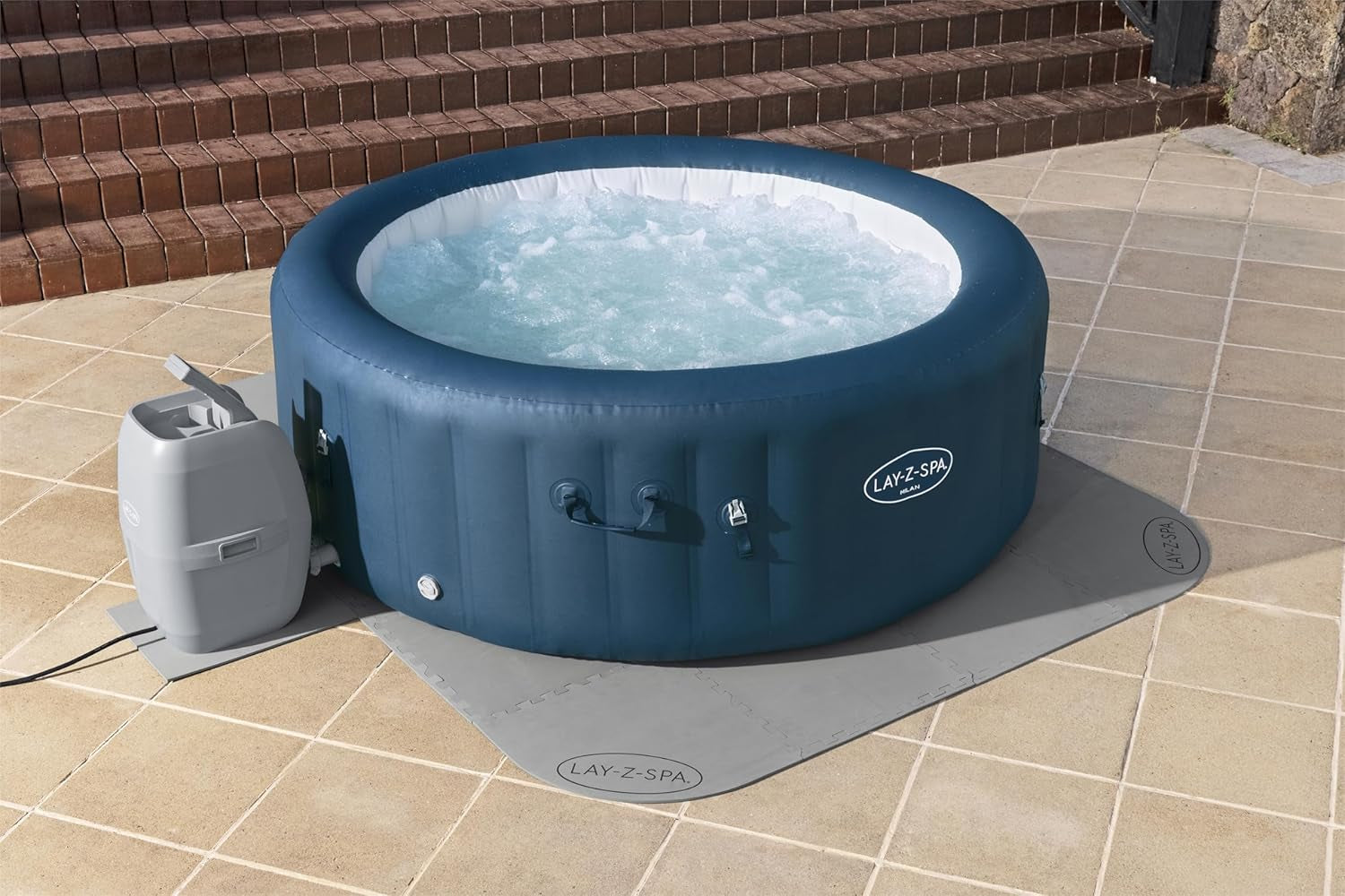 Bestway LAY-Z-SPA Xtras Ensemble de planches de protection de sol 196 x 196 cm