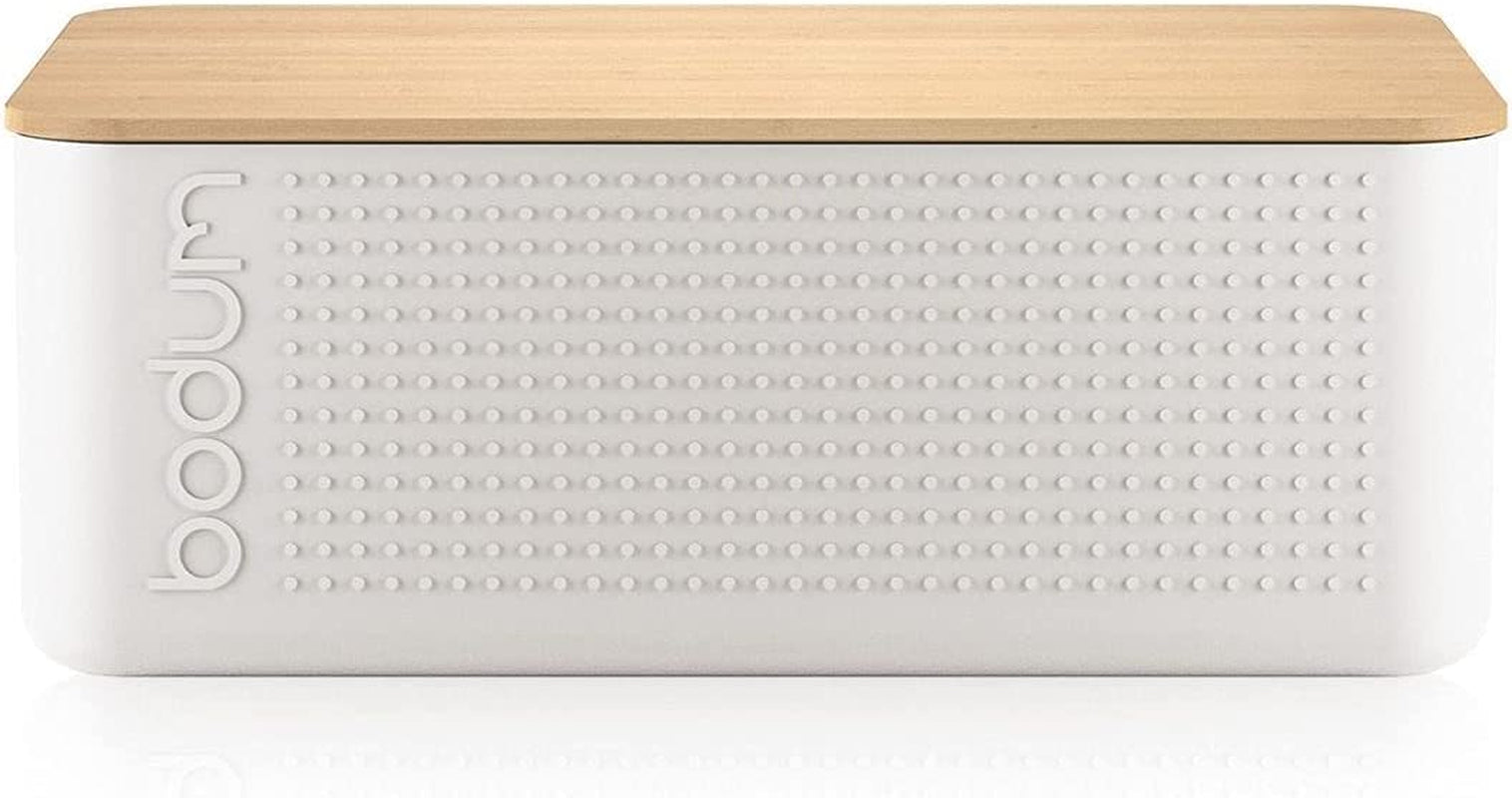 Corbeille à pain Bodum Bistro, plastique, noir, L Boîtes de conservation Naty Shop Blanc