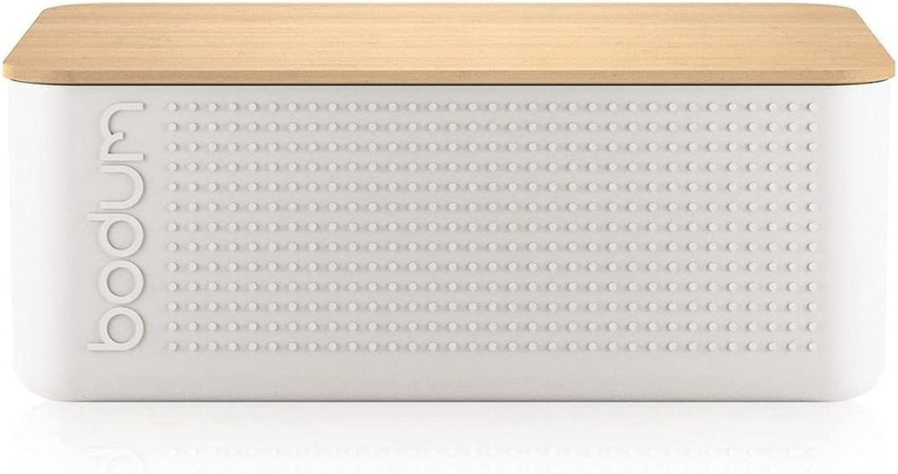 Corbeille à pain Bodum Bistro, plastique, noir, L Boîtes de conservation Naty Shop Blanc