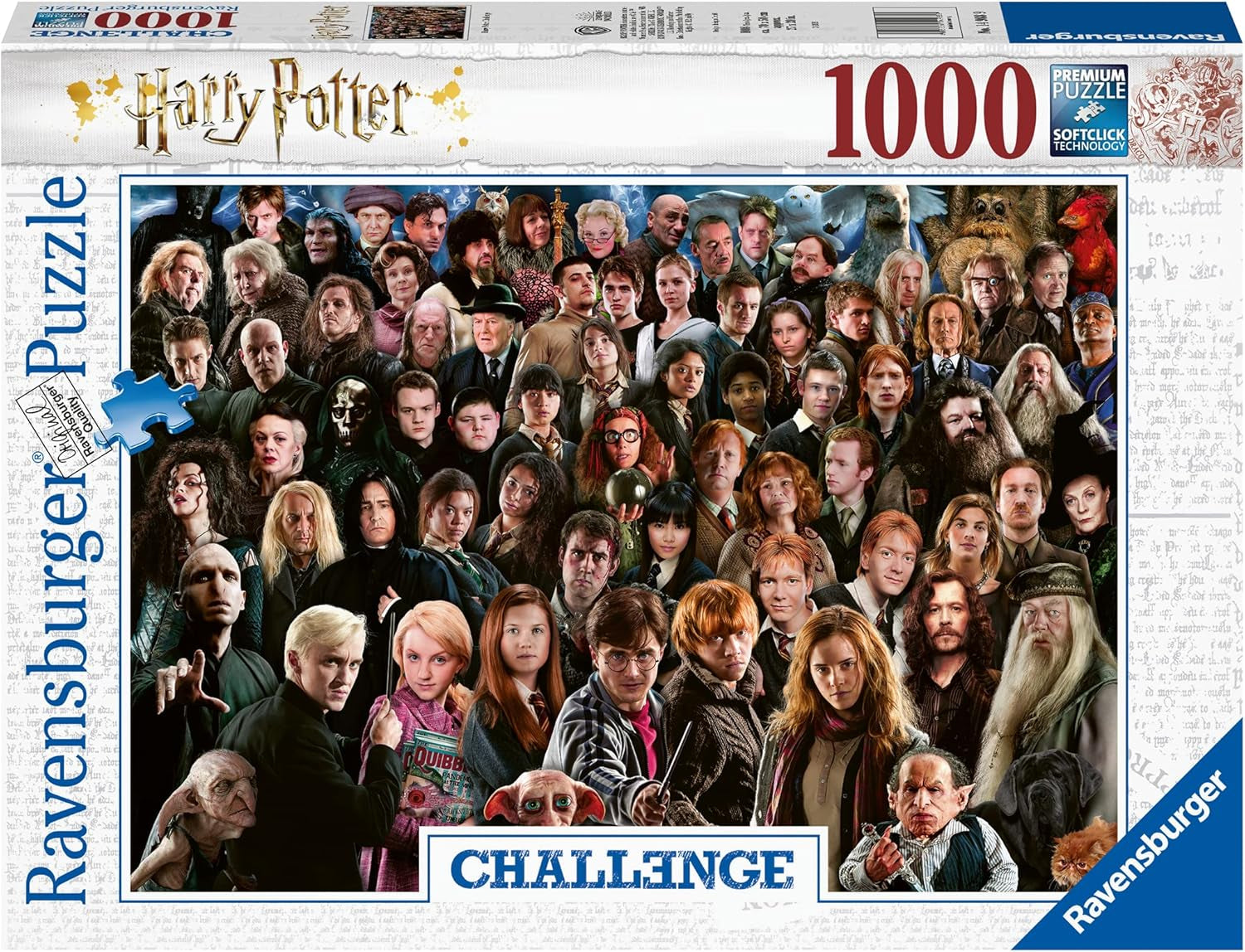 Ravensburger Harry Potter 1000 Piece Puzzle 12000457 - Plus de 70 personnages du monde sorcier de Poudlard dans un puzzle pour adultes et enfants à partir de 14 ans Puzzle Naty Shop Ancienne version