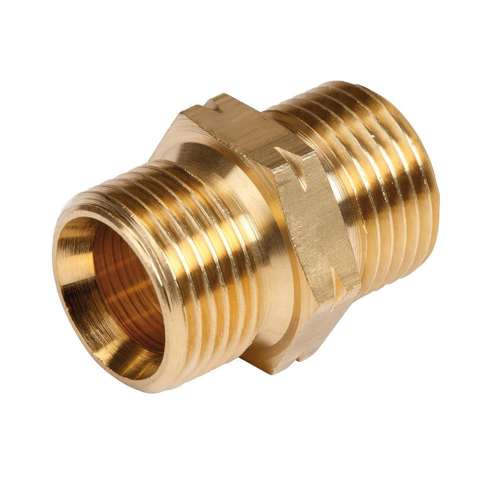 ROTHENBERGER raccord double industriel - 2x G 3/8" L | Pour rallonger en toute sécurité les tuyaux de gaz propane 540255E