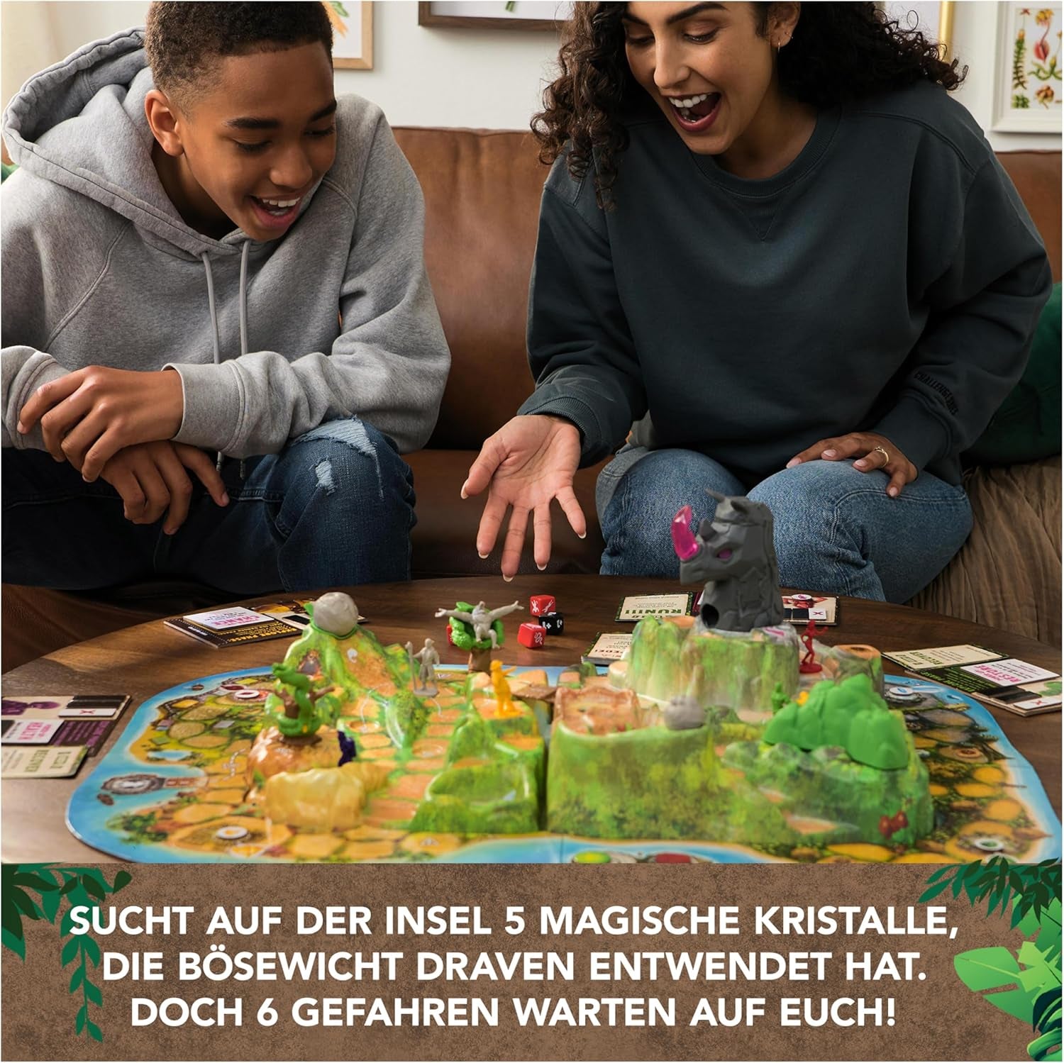 Spin Master Games - Jumanji Stampede - un jeu d'aventure 3D coopératif massif pour toute la famille, 2 à 4 joueurs, à partir de 8 ans