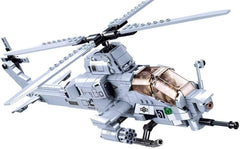 Kampfhelikopter IV (482 Teile) [M38-B0838], Spielset, Klemmbausteine, Soldaten, mit Spielfigur, Army, carie, Sluban Klemmbausteine ​​​​SL95708
