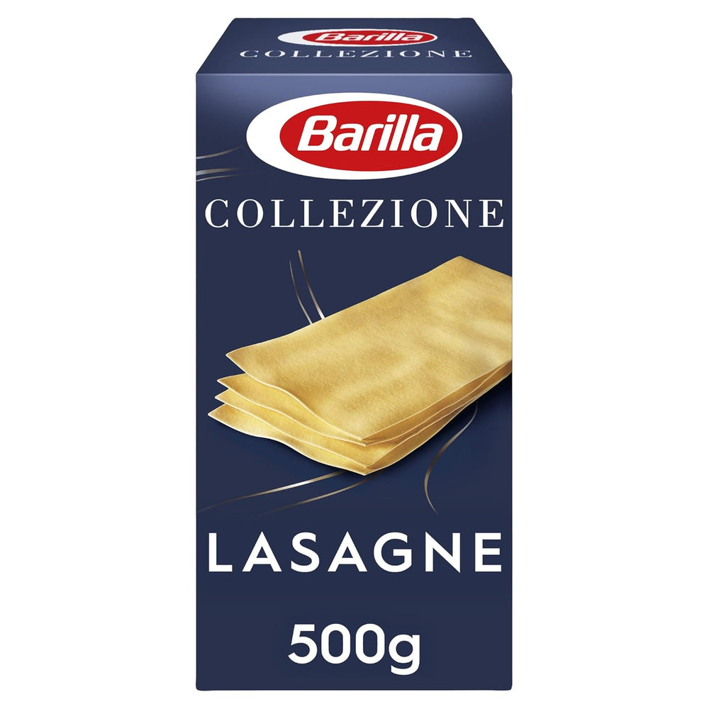 Barilla Collezione Pâtes à lasagnes au blé dur, toujours al dente, 500g