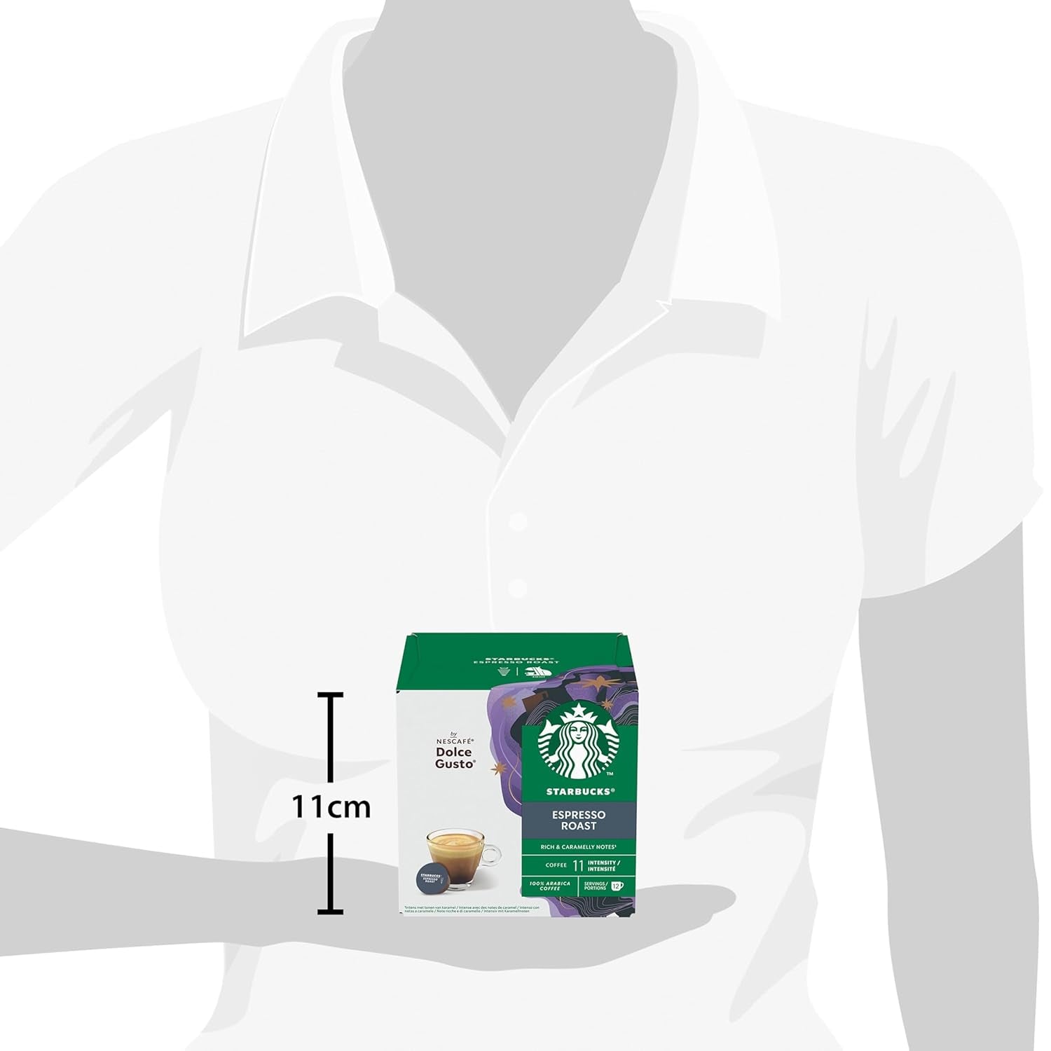 STARBUCKS Probierset, Espresso-Varianten by Nescafé Dolce Gusto Kaffeekapseln 6 x 12 (72 Kapseln) - Exclusif bei Amazon