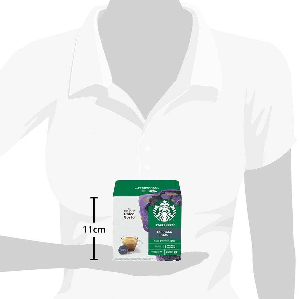 STARBUCKS Probierset, Espresso-Varianten by Nescafé Dolce Gusto Kaffeekapseln 6 x 12 (72 Kapseln) - Exclusif bei Amazon