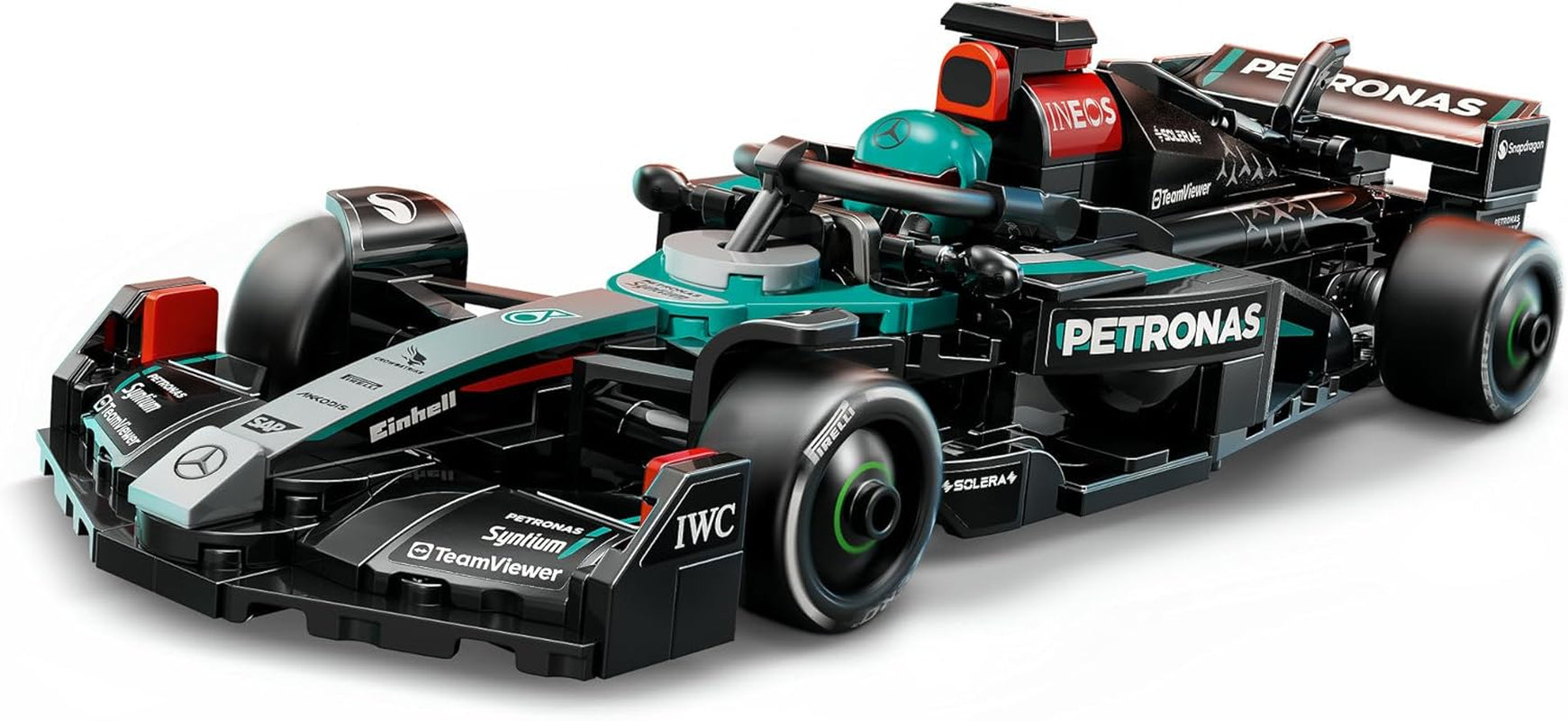 LEGO Speed Champions Mercedes-Amg F1 W15 Race Car - Jouet figurine de Formule 1 - Modèle de voiture à collectionner et à construire - Cadeau pour les garçons et les filles à partir de 10 ans ou les fans adultes 77244 Jeux de construction Besuche den LEGO-Store
