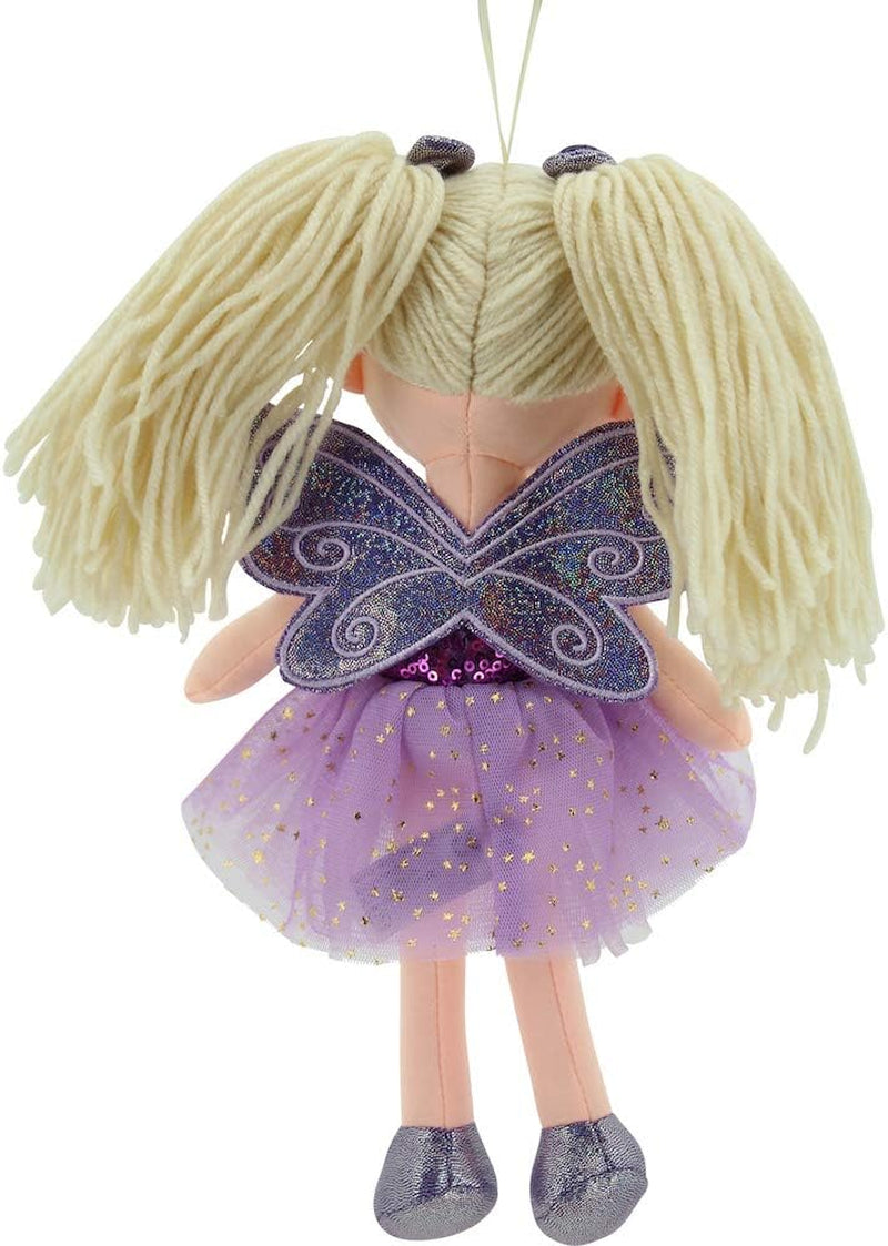 11766 Poupée en tissu Fée en peluche Princesse 30 cm Violet