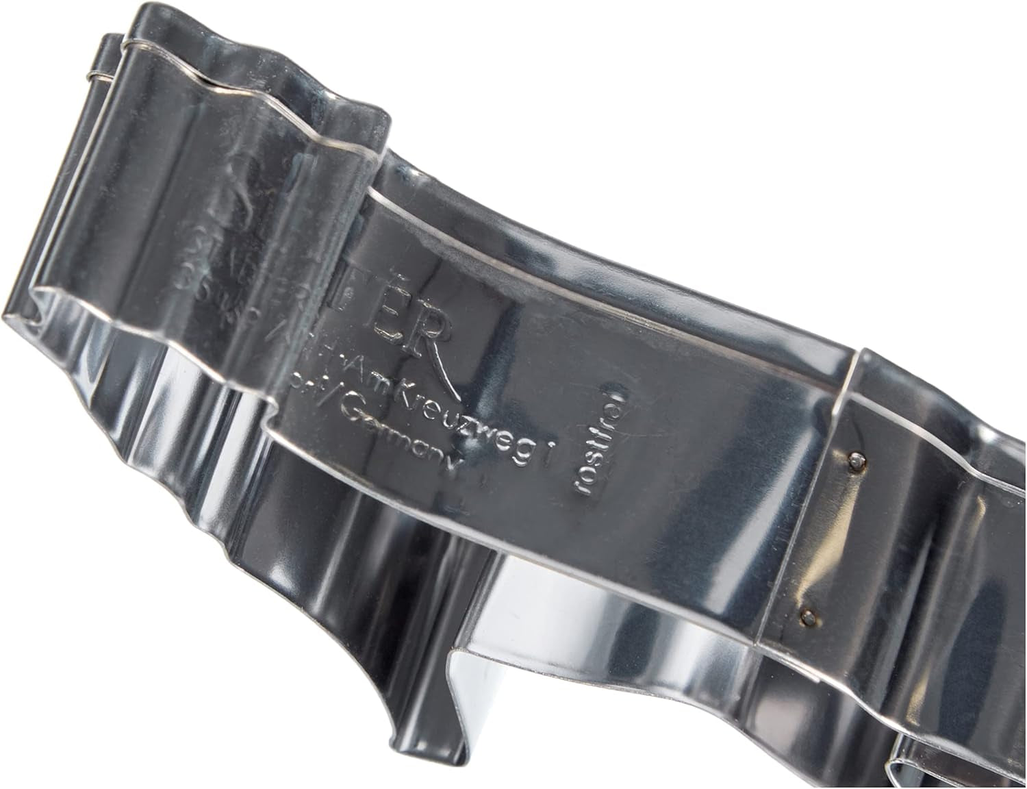 Städter 066045 Boîte à biscuits Wolf env. 7,5 cm Acier inoxydable, 30 x 30 x 30 cm