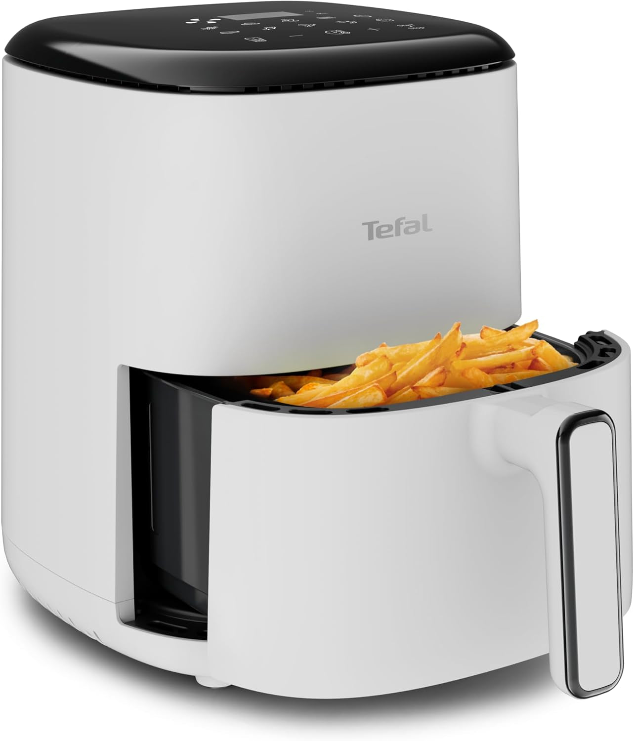 Tefal Easy Fry Max EY2458, 5 litres, Friteuse à air chaud, 10 programmes de cuisson automatiques, écran tactile numérique Électroménagers Naty Shop Gris clair Simple - Sans fenêtre 3L