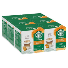 STARBUCKS Caramel Macchiato par Nescafé Dolce Gusto Kaffeekapseln 6 x 12 (72 Kapseln)