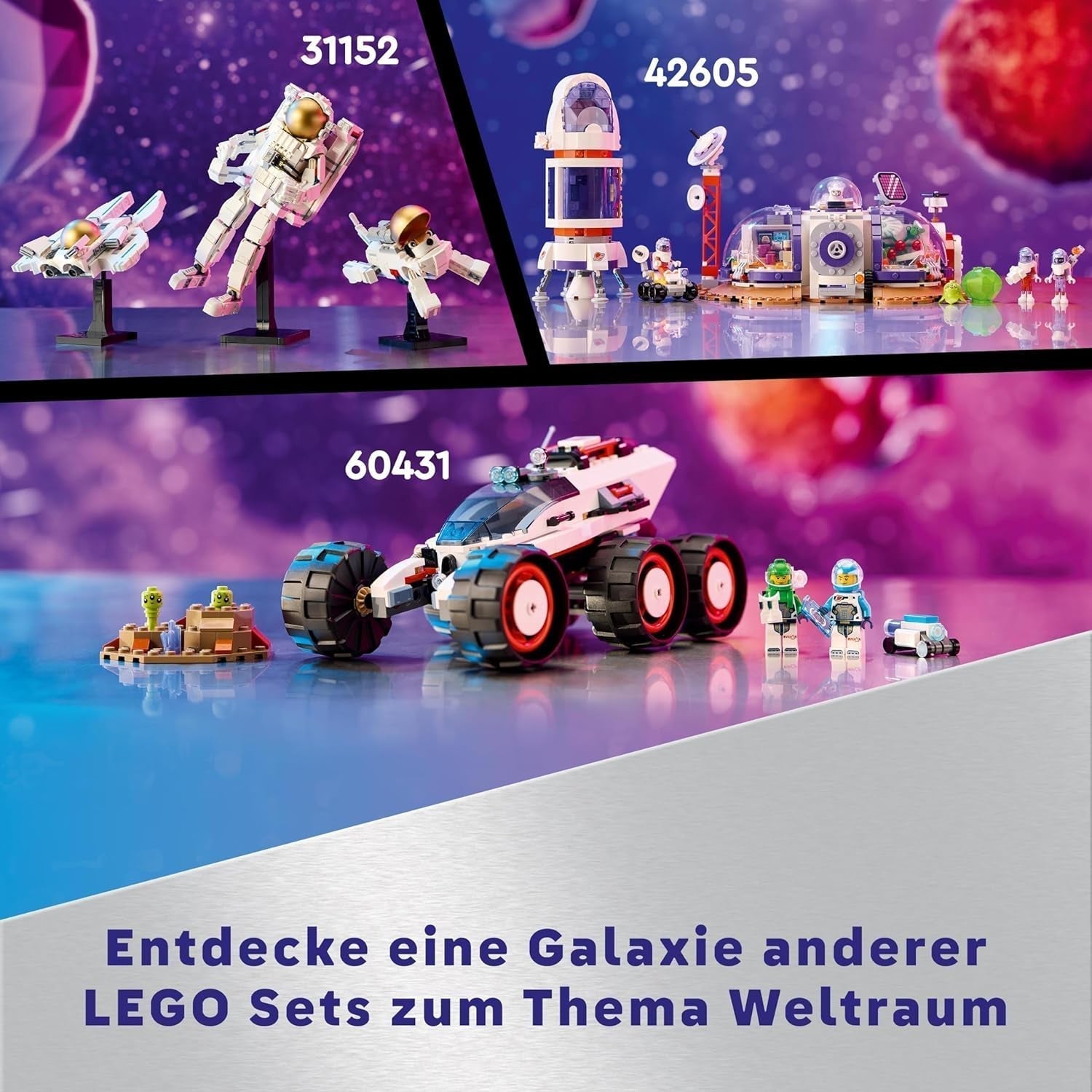 LEGO Technic Vtol Space Transporter LT81, ensemble de construction spatiale, jouet spatial, vaisseau spatial, coffret de jeu Mini Rover, cadeau pour garçons et filles de plus de 10 ans 42181 Ensembles de construction Besuche den LEGO-Store