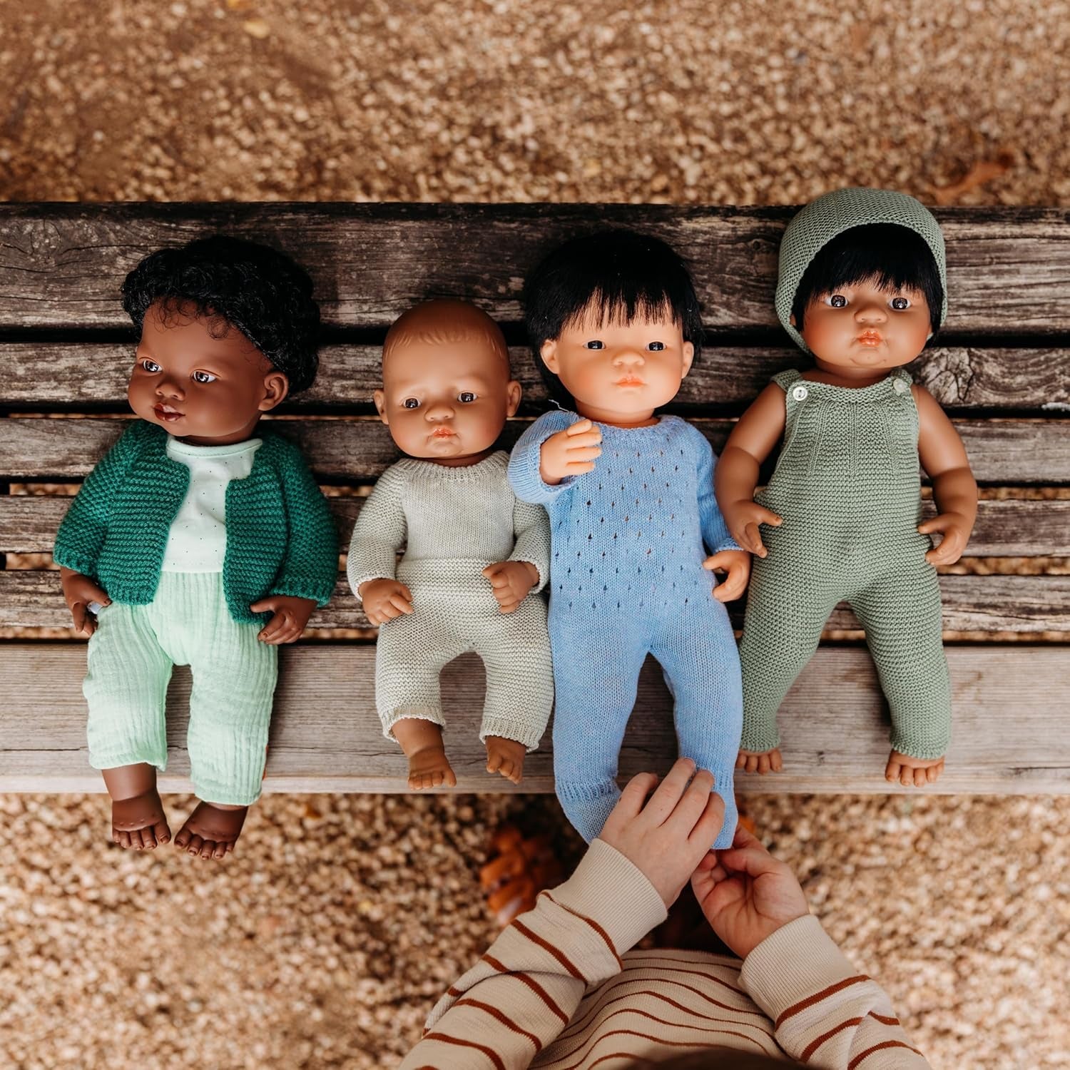 Miniland Baby Doll Garçon Asiatique 38cm-31055