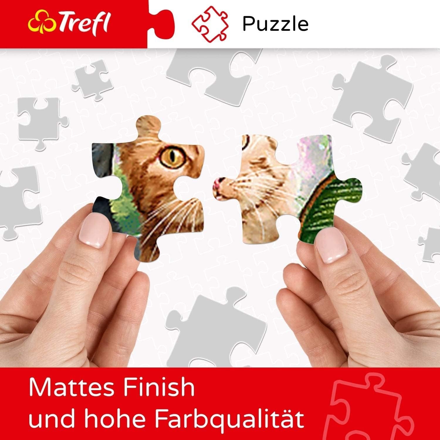 Trefl TR27091 Cascada Haifoss, Islanda 2000 de piese, calitate premium, pentru adulți și copii de la 12 ani Puzzle colorat, lumini din Dubai, roșu Puzzle Naty Shop