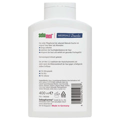 SEBAMED, gel de duș cu sare de mare, unisex, 400 ml Duș și baie Naty Shop
