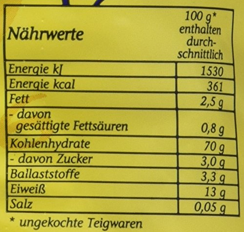 Die Guten feine Frischei-Nudeln Band, 500g