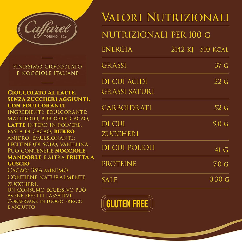 Barres au lactose, sans sucre ajouté, 100g