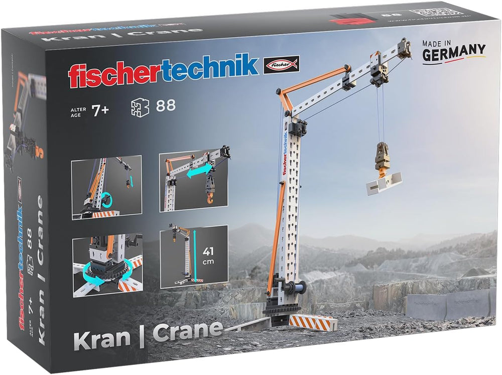 fischertechnik Truck 576105 – Jeu de construction pédagogique, LKW-Spielzeug-Bausatz für Kinder ab 7 Jahren, orange