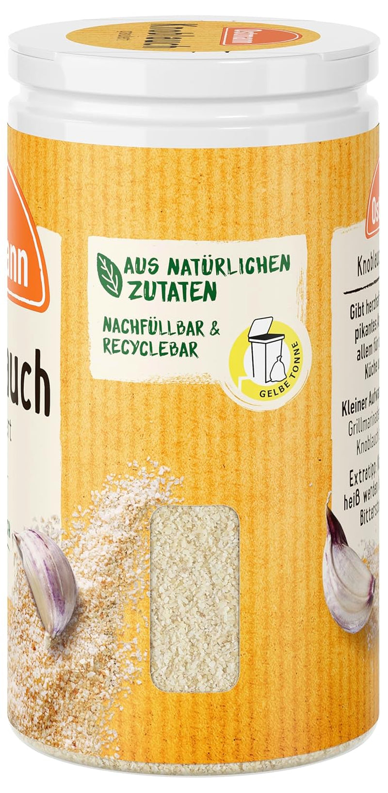 Ostmann Knoblauch granuliert 50 g Knoblauch zum Würzen von herzhaften Gerichten Menge: 1 Stück