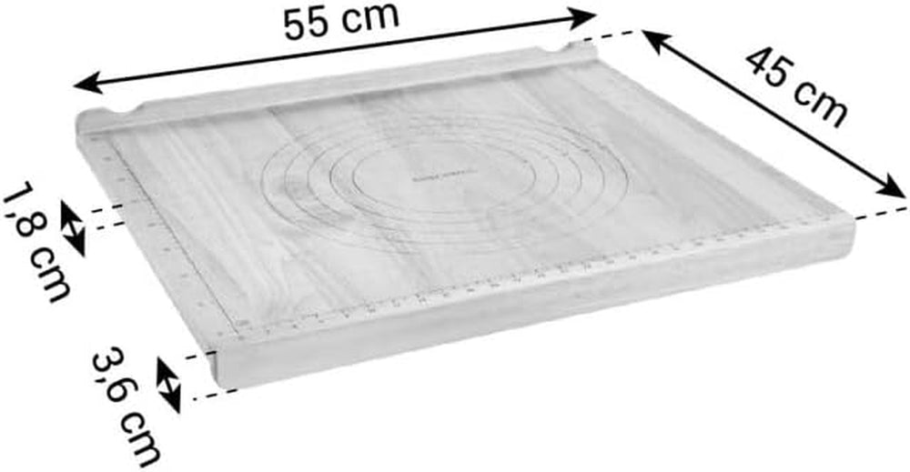 Assiette à pâte Tescoma DELÍCIA 55 x 45 cm, en bois