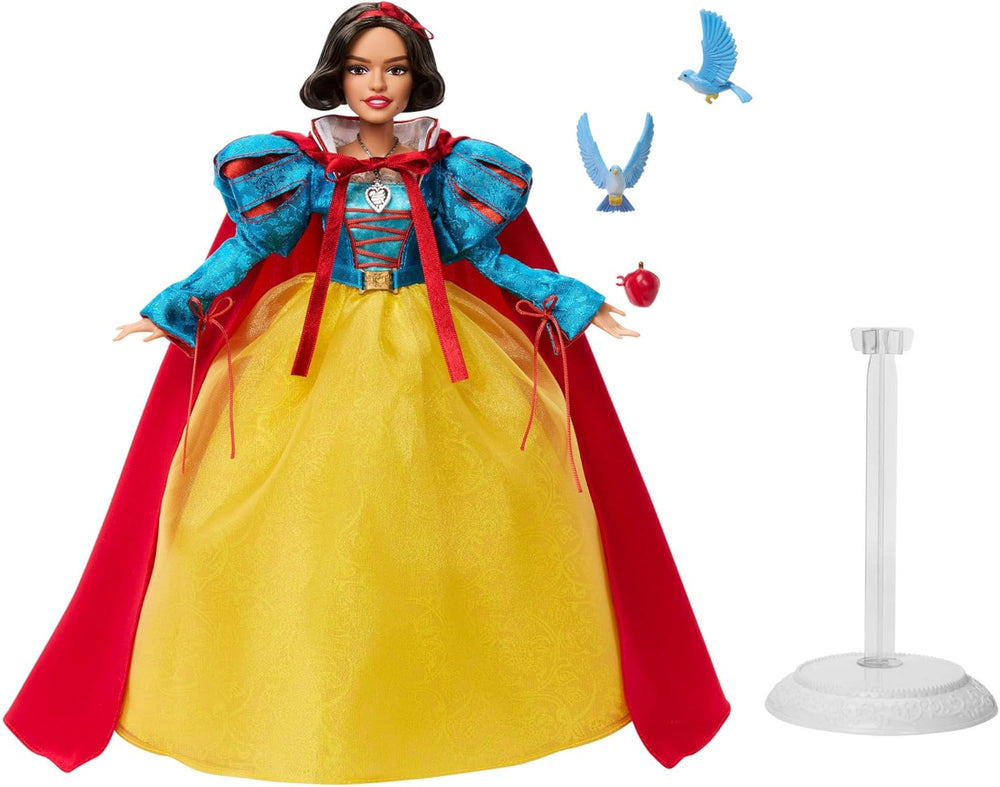 Mattel Disney Schneewittchen Sammelfigur-Modepuppe en tenue caractéristique, inspirée du film Disney Live-Action, Geschenke für Kinder und Sammler, HVY53