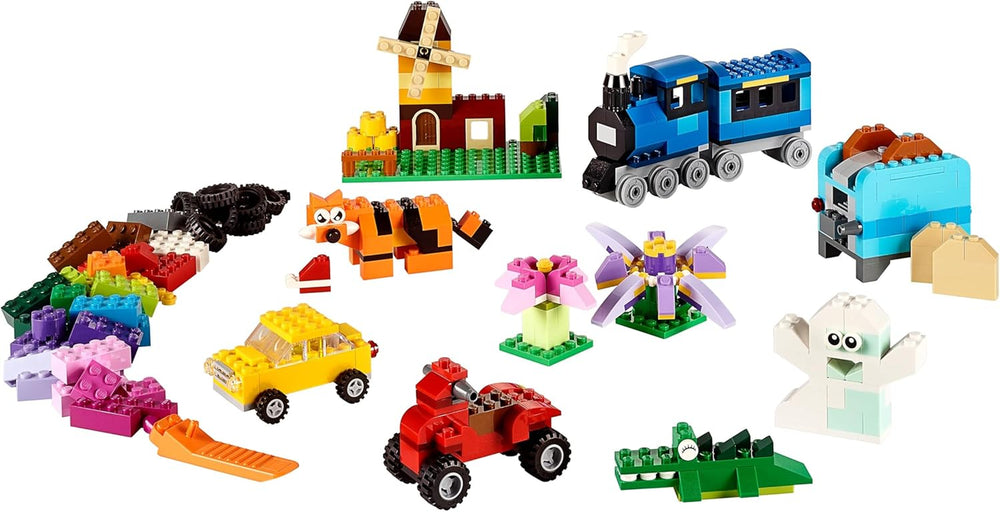 LEGO 10696 Boîte de construction moyenne classique, blocs de construction avec boîte de rangement pour enfants, cadeau pour garçons et filles à partir de 4 ans