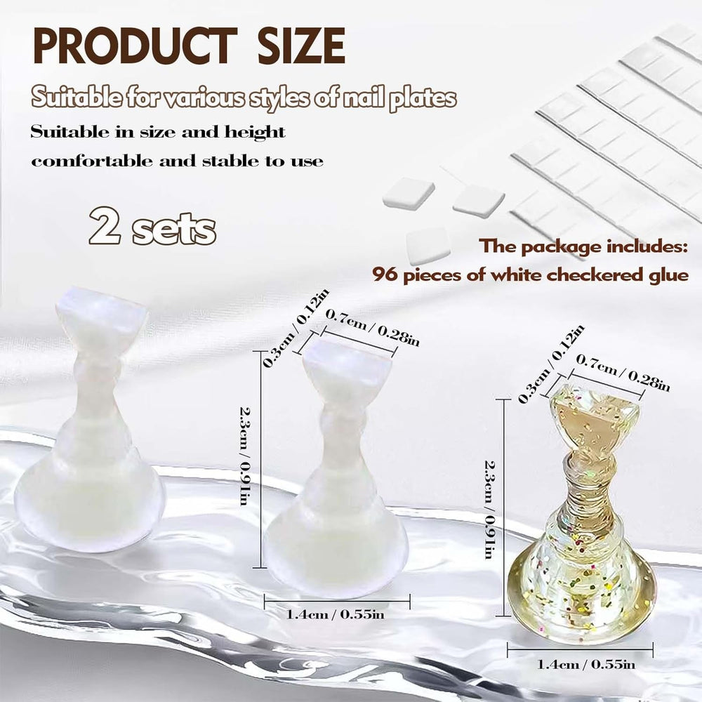 Kit de conception d'ongles - Main d'entraînement haut de gamme pour ongles en gel, accessoires pour ongles et ensemble d'ongles artificiels - Ensemble d'ongles en gel polyvalent et accessoires de nail art