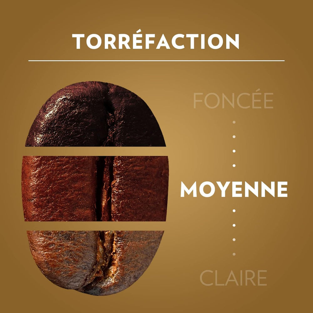 LAVAZZA - Espresso Qualità Oro - Café Grain - Sélection Premium - 100% Arabica - Italien - Intensité 5 - 2 paquets de 1 kg chacun