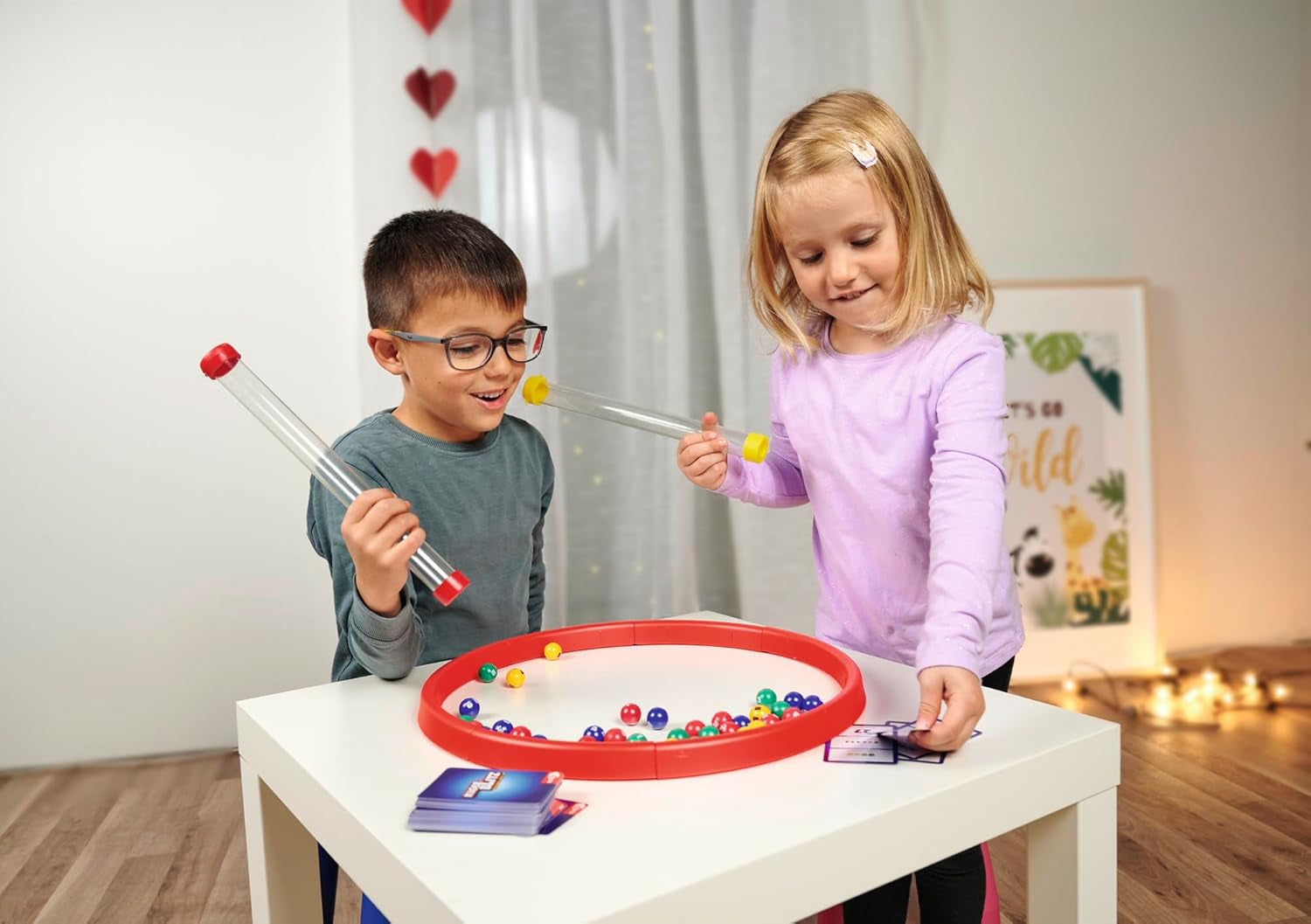 Noris 606064480 Kugelblitz, le jeu d'action ultra-rapide avec effet d'apprentissage dans diverses variantes de jeu, à partir de 4 ans