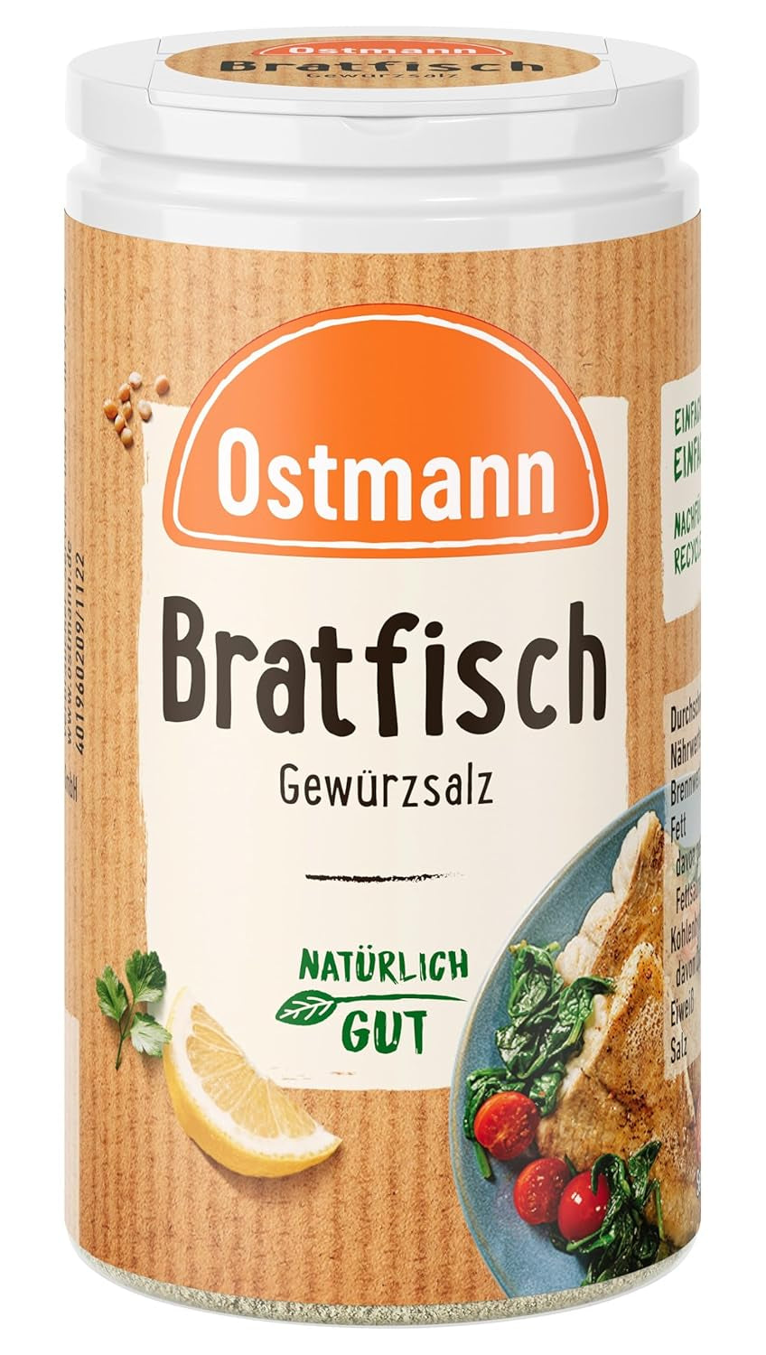 Ostmann Gewürze - Bratfisch Gewürzsalz | Nachfüllbare & recyclable Verpackung | 50 g dans Der Streudose