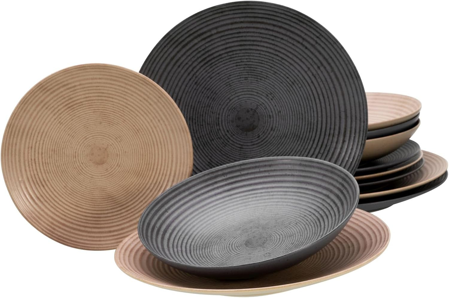 Creatable, 23718, Seria Catania Eucalyptus, fabricat în Portugalia Seturi vesela masa Naty Shop Colorat 12 piese